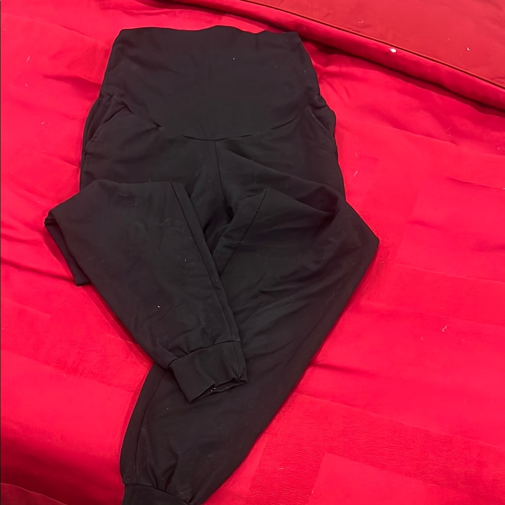 Black Maternity Joggers